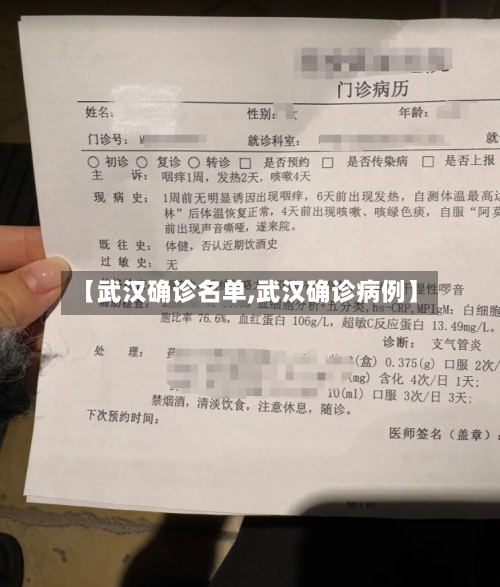 【武汉确诊名单,武汉确诊病例】