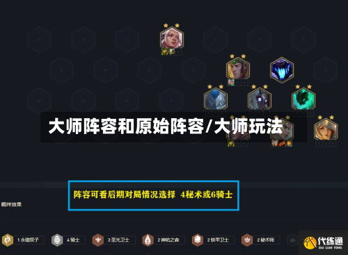 大师阵容和原始阵容/大师玩法