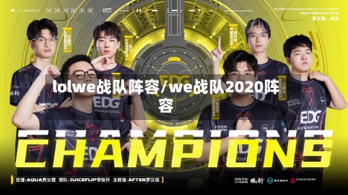 lolwe战队阵容/we战队2020阵容-第2张图片