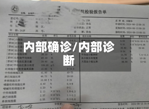 内部确诊/内部诊断