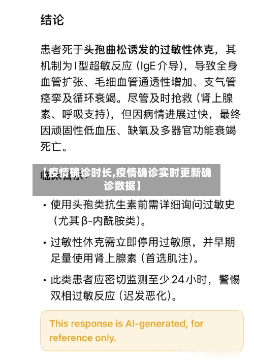 【疫情确诊时长,疫情确诊实时更新确诊数据】