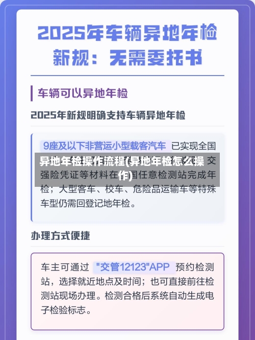 异地年检操作流程(异地年检怎么操作)