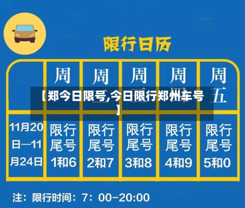 【郑今日限号,今日限行郑州车号】-第2张图片