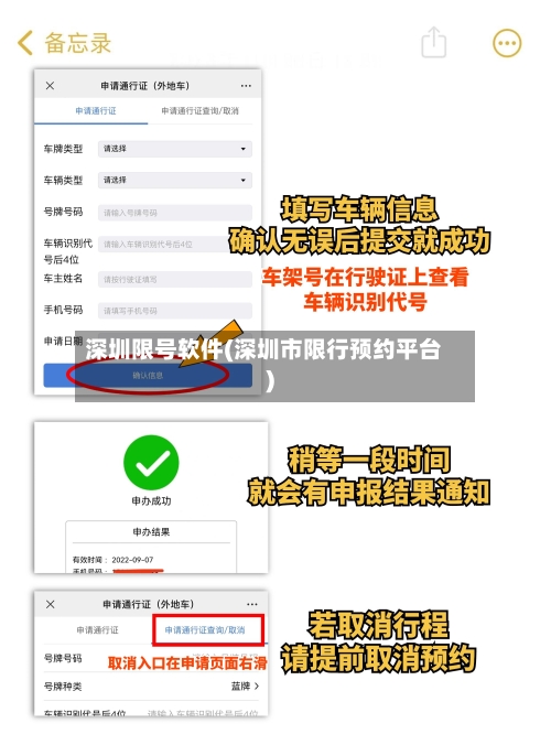 深圳限号软件(深圳市限行预约平台)