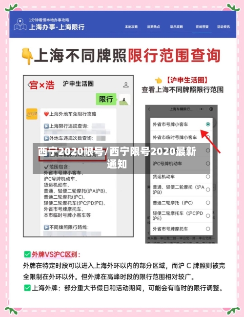 西宁2020限号/西宁限号2020最新通知