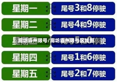 廊坊霸州限号/廊坊霸州限号区域图-第2张图片