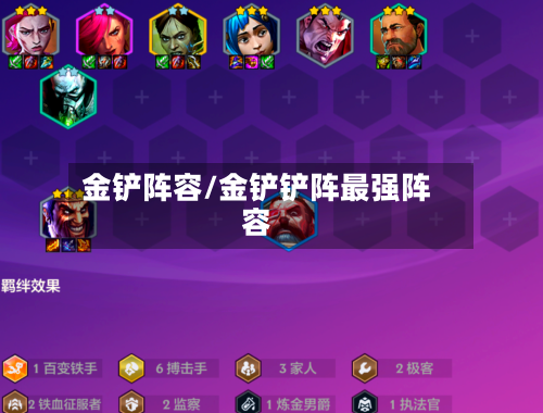 金铲阵容/金铲铲阵最强阵容-第2张图片