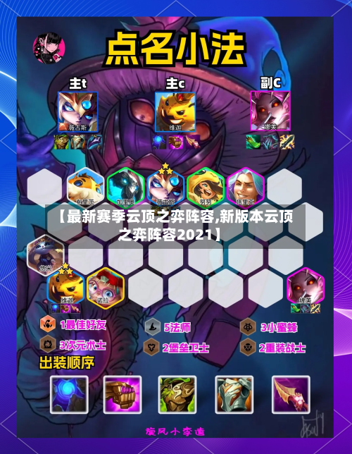【最新赛季云顶之弈阵容,新版本云顶之弈阵容2021】