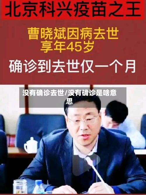 没有确诊去世/没有确诊是啥意思
