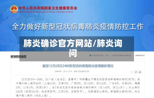 肺炎确诊官方网站/肺炎询问-第2张图片