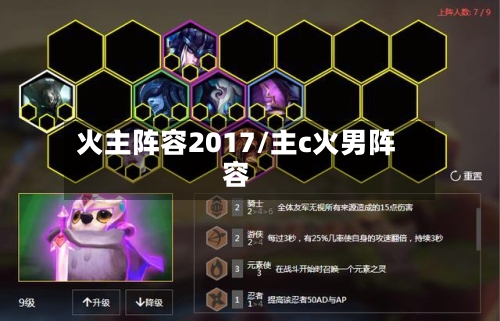 火主阵容2017/主c火男阵容