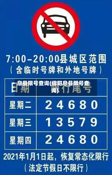 息县限号查询(信阳息县限号查询)-第2张图片
