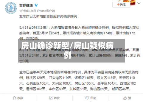 房山确诊新型/房山疑似病例-第2张图片