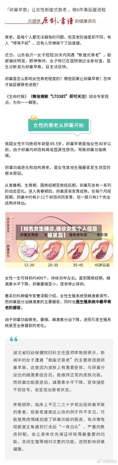 【知名女生确诊,确诊女生个人信息被披露】-第2张图片