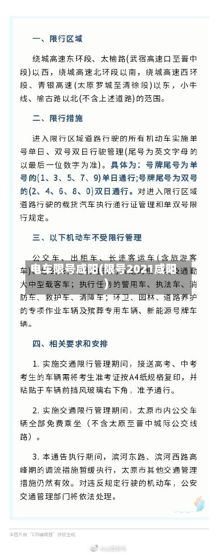 电车限号咸阳(限号2021咸阳)-第3张图片
