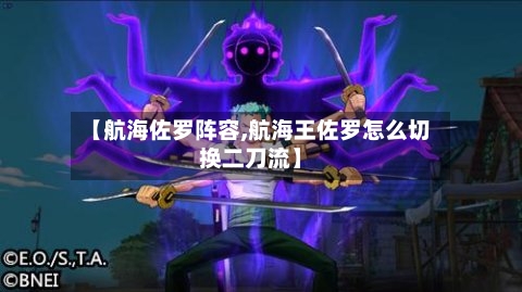 【航海佐罗阵容,航海王佐罗怎么切换二刀流】-第3张图片