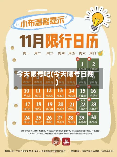 今天限号吧(今天限号日期)-第2张图片
