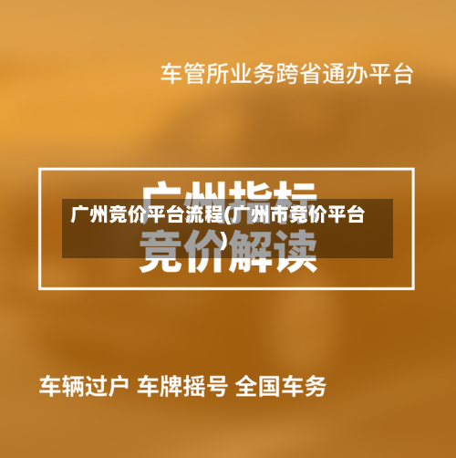 广州竞价平台流程(广州市竞价平台)