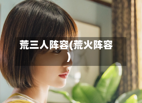荒三人阵容(荒火阵容)-第3张图片