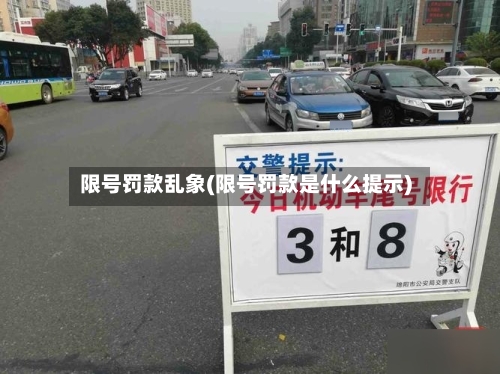 限号罚款乱象(限号罚款是什么提示)-第2张图片