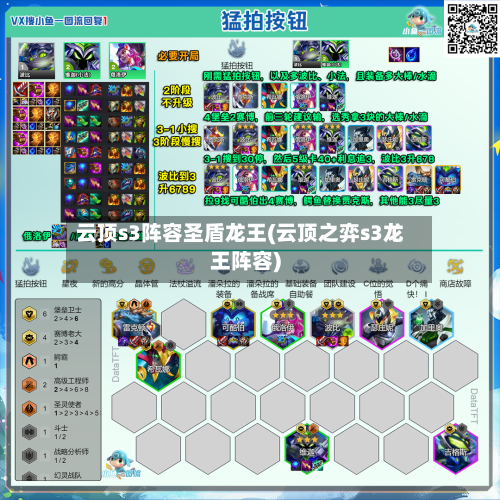 云顶s3阵容圣盾龙王(云顶之弈s3龙王阵容)-第2张图片