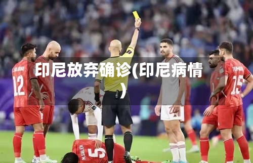 印尼放弃确诊(印尼病情)