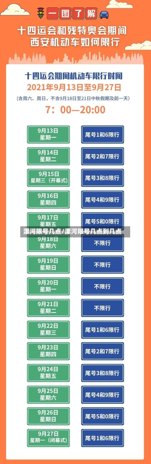 漯河限号几点/漯河限号几点到几点-第2张图片