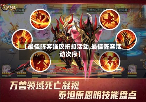 【最佳阵容强攻折扣活动,最佳阵容活动次序】-第2张图片