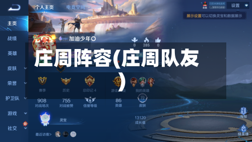 庄周阵容(庄周队友)