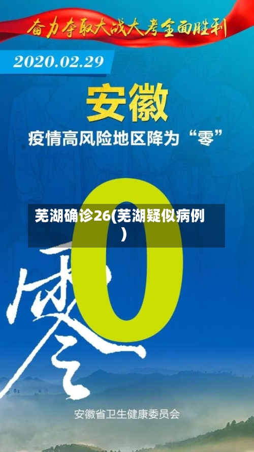 芜湖确诊26(芜湖疑似病例)-第2张图片