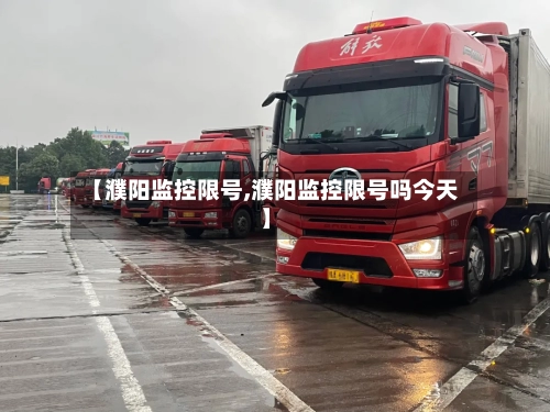 【濮阳监控限号,濮阳监控限号吗今天】-第3张图片