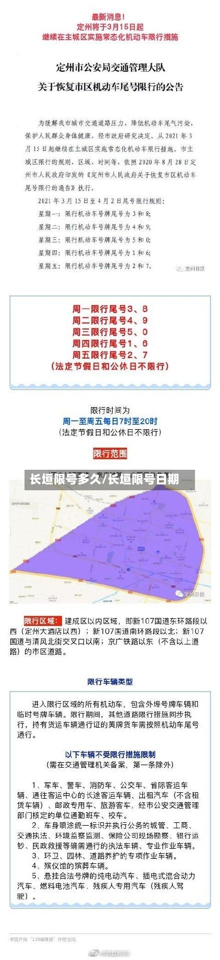 长垣限号多久/长垣限号日期-第3张图片