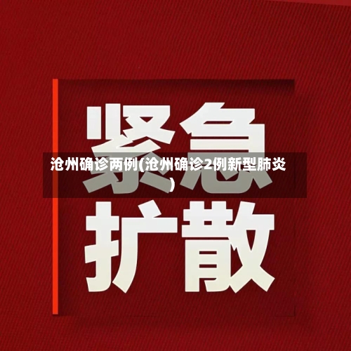 沧州确诊两例(沧州确诊2例新型肺炎)-第2张图片