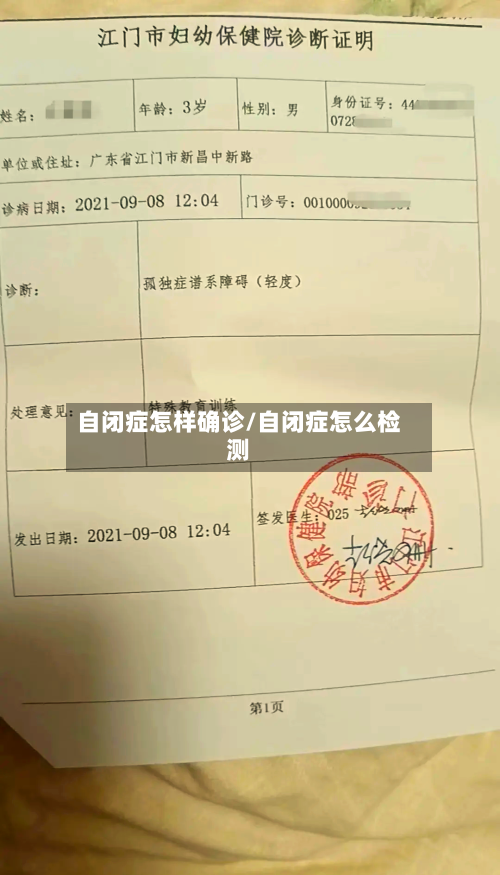 自闭症怎样确诊/自闭症怎么检测-第2张图片