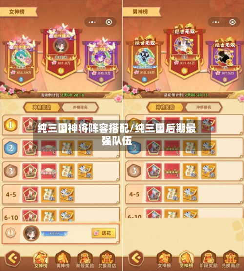 纯三国神将阵容搭配/纯三国后期最强队伍-第2张图片