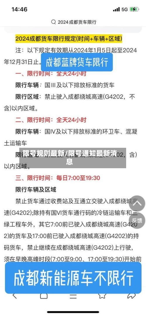 限号规则最新/限号通知最新消息-第2张图片