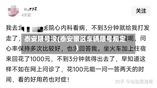 泰安限号没(泰安景区车辆限号规定)-第3张图片