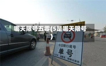 哪天限号五零(5是哪天限号)-第3张图片