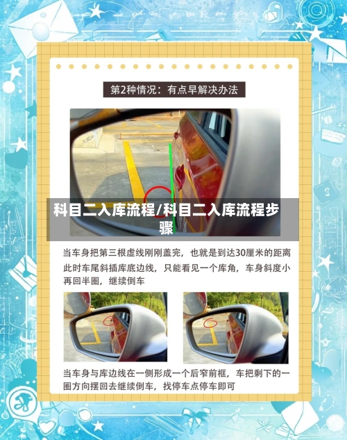 科目二入库流程/科目二入库流程步骤-第2张图片
