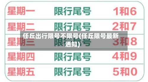 任丘出行限号不限号(任丘限号最新通知)-第2张图片