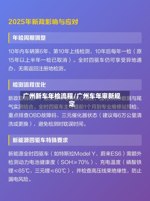 广州新车年检流程/广州车年审新规定-第2张图片