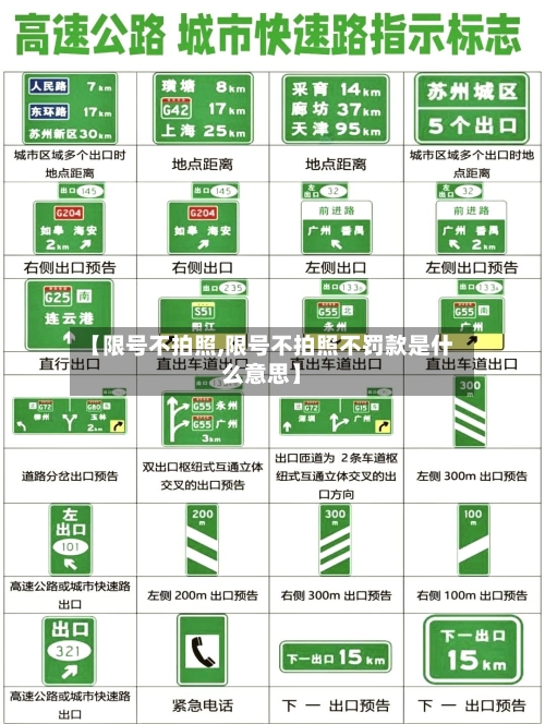 【限号不拍照,限号不拍照不罚款是什么意思】