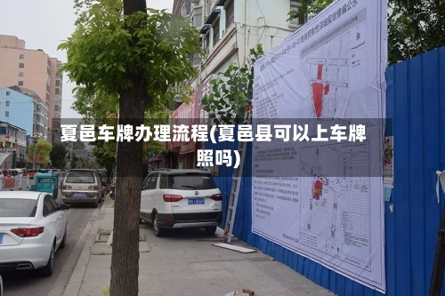 夏邑车牌办理流程(夏邑县可以上车牌照吗)-第2张图片
