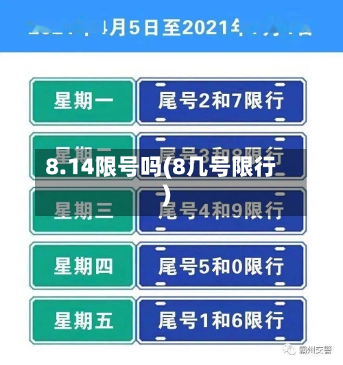 8.14限号吗(8几号限行)