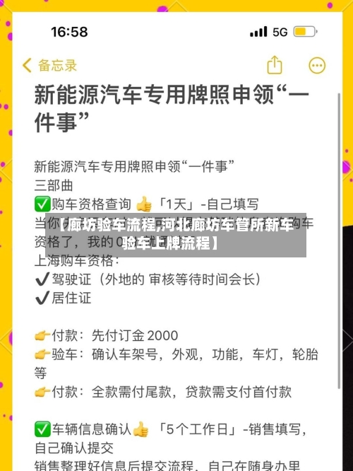 【廊坊验车流程,河北廊坊车管所新车验车上牌流程】-第3张图片