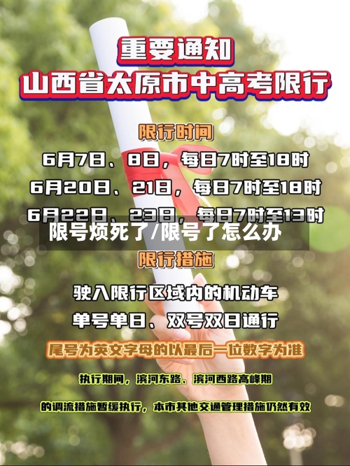 限号烦死了/限号了怎么办-第2张图片