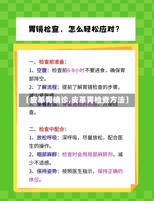 【皮革胃确诊,皮革胃检查方法】-第2张图片