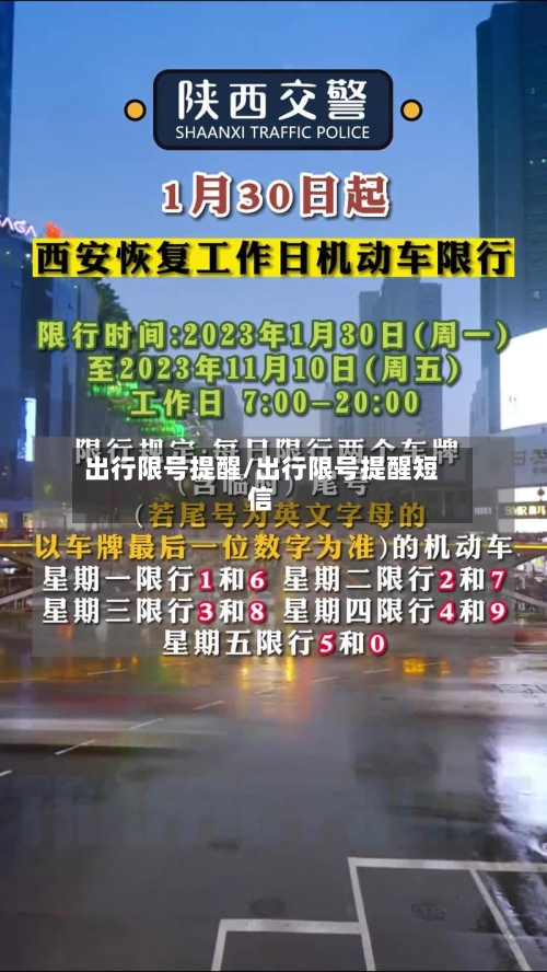出行限号提醒/出行限号提醒短信-第3张图片