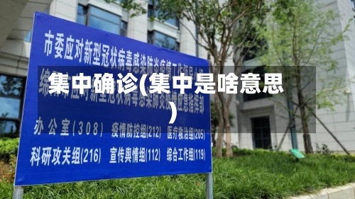 集中确诊(集中是啥意思)