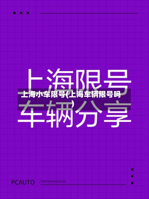 上海小车限号(上海车辆限号吗)